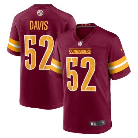 Washington Commanders #52 Jamin Davis Burgundy Men's Nike Game Jersey