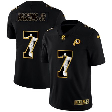 Washington Commanders #7 Dwayne Haskins Jr Men's Nike Carbon Black Vapor Cristo Redentor Limited NFL Jersey