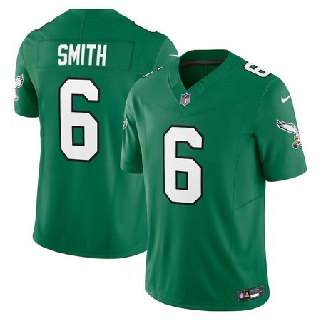 Men's Philadelphia Eagles DeVonta Smith Nike Kelly Green Vapor F.U.S.E ...